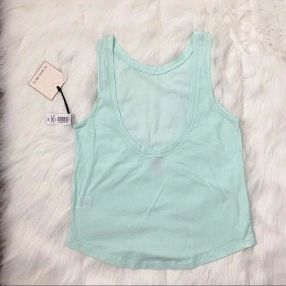 Aritzia Sunday Best Make Peace Tank Top Light green blue Size Sleeveless XS - Picture 13 of 14